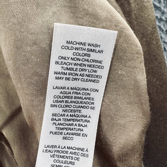 Zenergy Chicos Women Hoodie 0 Small Tan‎ Pullover 1/4 Zip Hooded Sweatshirt - Picture 7 of 11